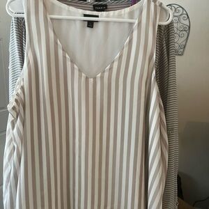 TORRID STRIPED LINED TANK 1